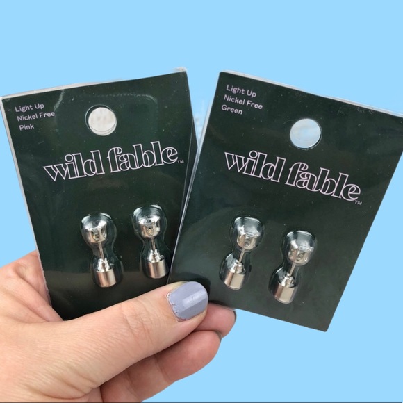 wild fable Jewelry - NWT Wild Fable light up earrings lot of two